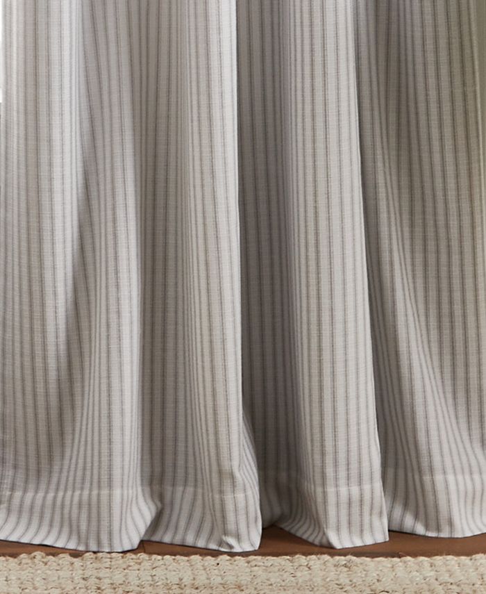 Martha Stewart Collection Ticking Stripe Panel Pair, 84