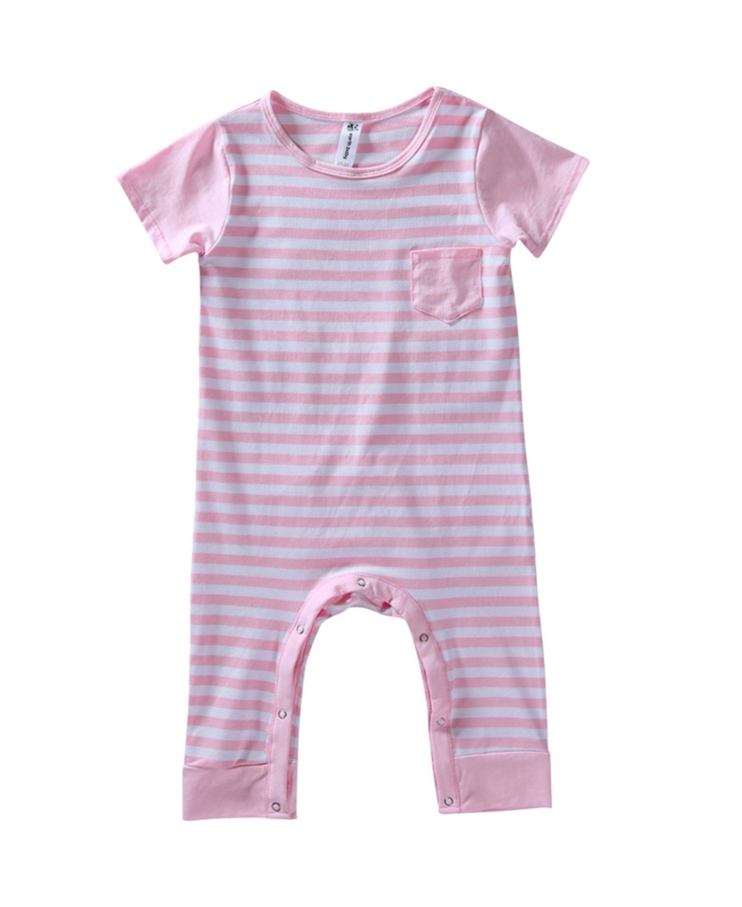 Baby Boys or Baby Girls Short Sleeve Romper