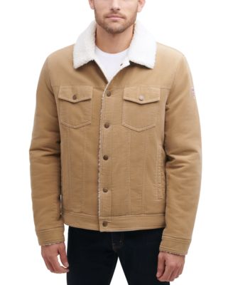 guess corduroy jacket mens