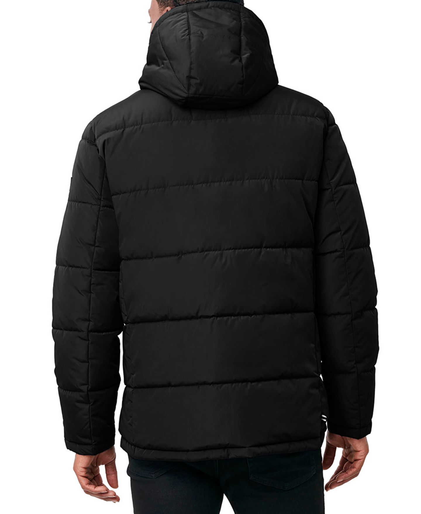 Мужская куртка Nautica Hooded Puffer Classic-Fit, цвет: Чёрный — фото 2
