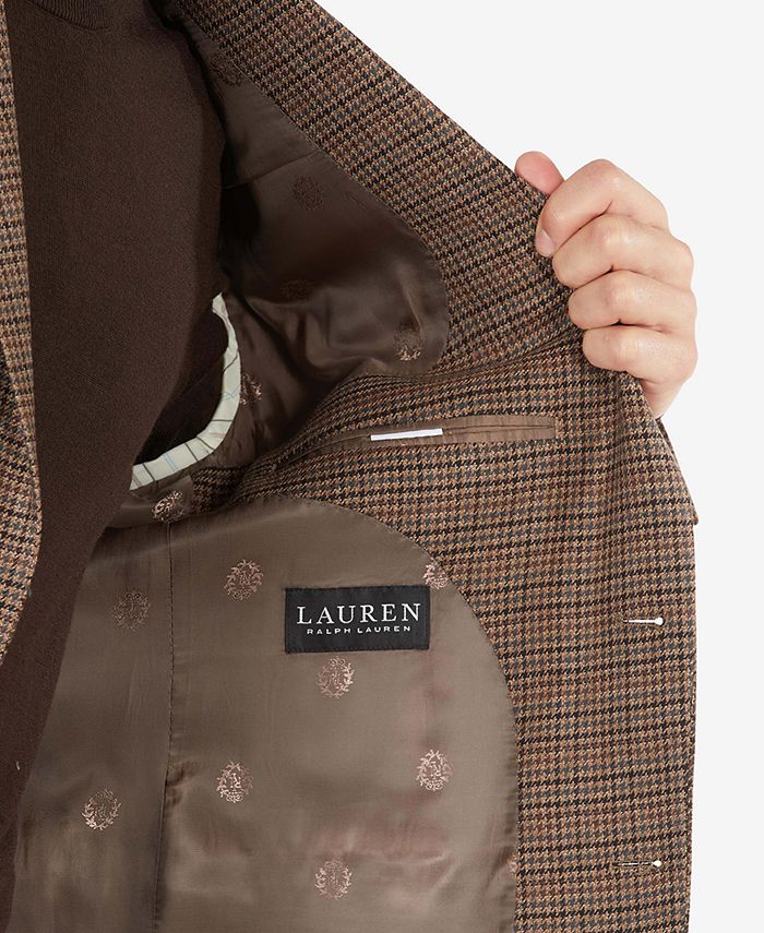Lauren Ralph Lauren Men's Wool Classic-Fit Ultraflex Stretch Check Blazer -  Macy's