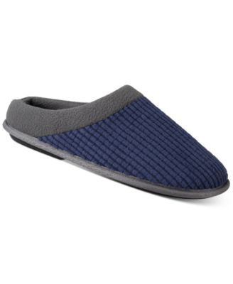 Waffle-Knit Fleece-Lined Clog Slippers 
