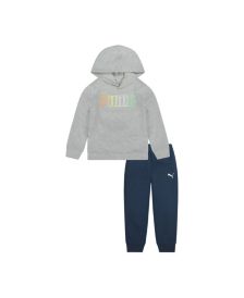 Little Boys Pullover Hoodie and Jogger Set, 2 Piece