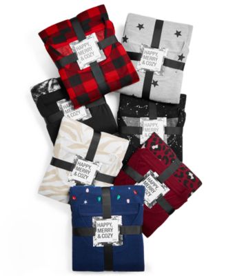 Jenni Long Sleeve Waffle Pajama Top and Jogger Set, Created for Macy's