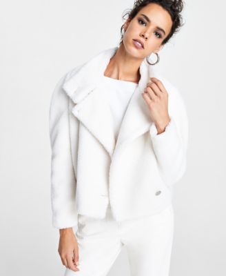 macys white jacket