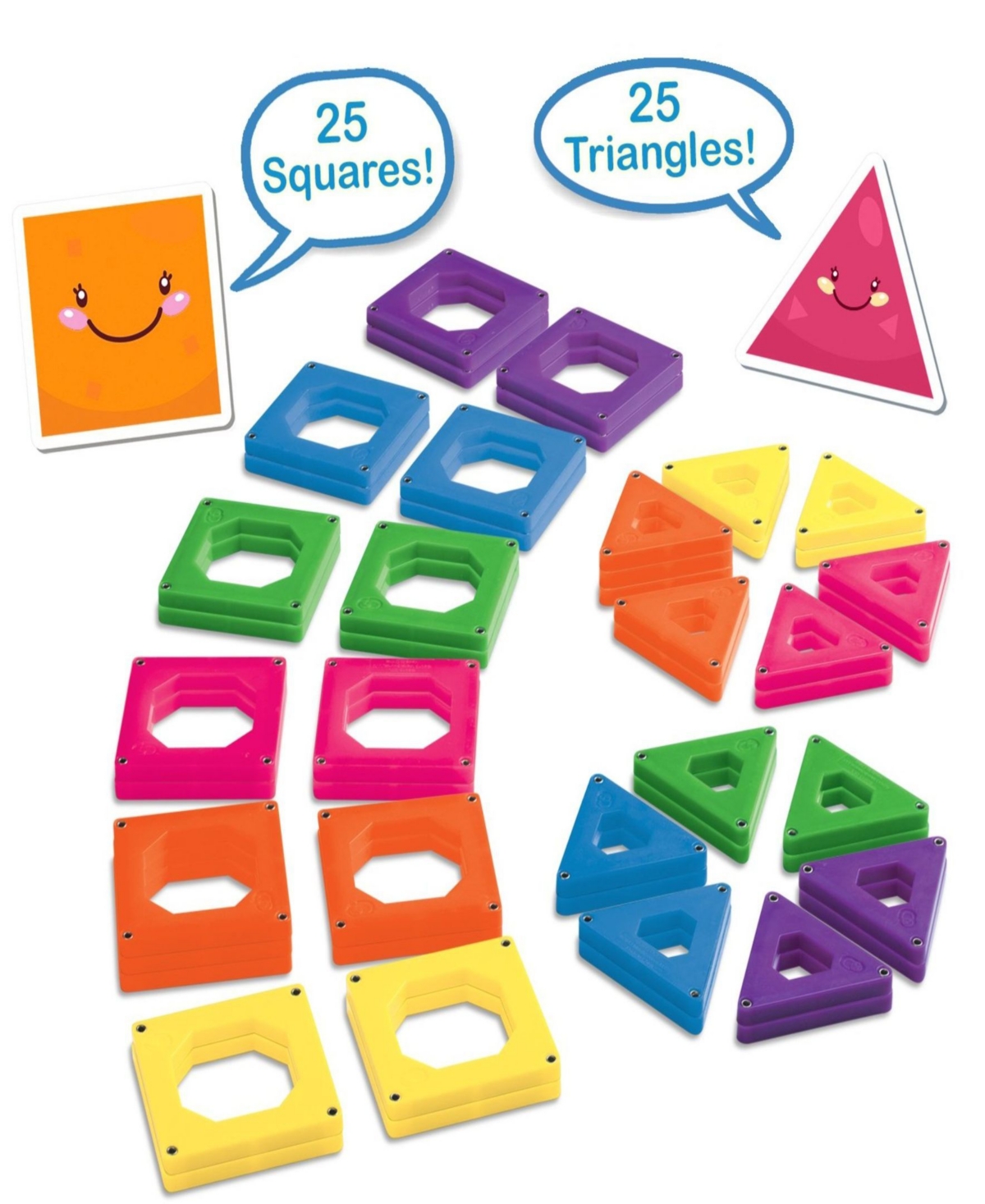 Discovery 24-piece Magnetic Tile Building Blocks Set