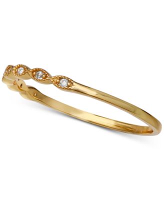 Cubic Zirconia Beaded Band, Created for Macy's