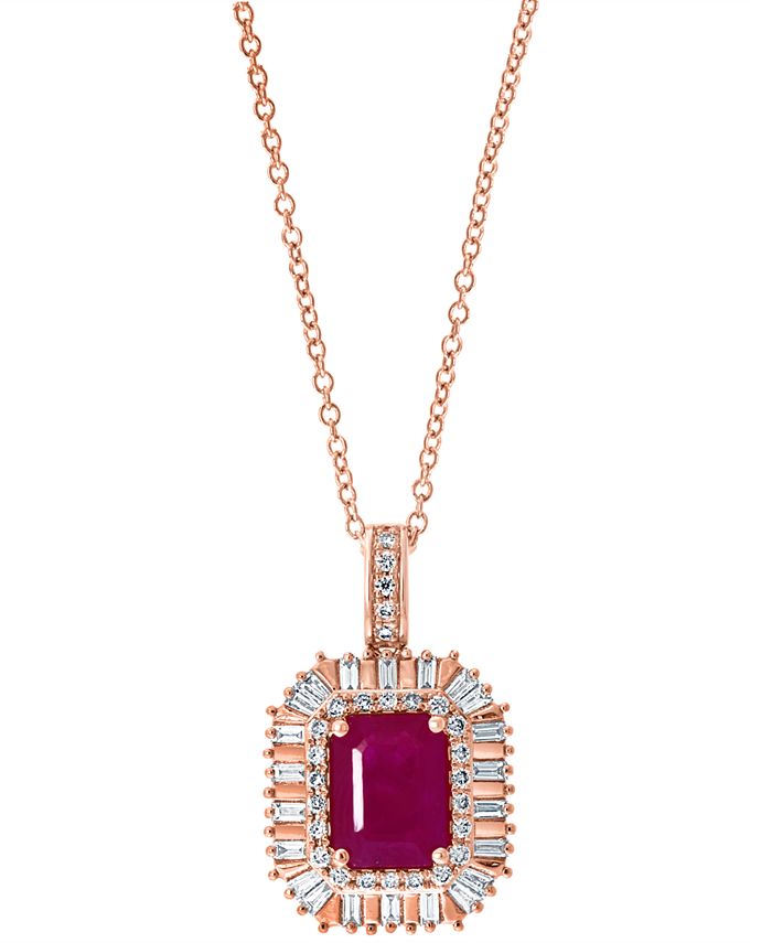 EFFY Collection EFFY Ruby 1 1 2 ct. t.w. Diamond 1 8 ct