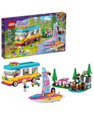Lego Forest Camper Van and Sailboat 487 Pieces Toy Set