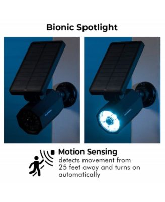 Bell + Howell 4-Watt Solar Powered Motion Activated Integrated LED Outdoor Bionic Spotlight
