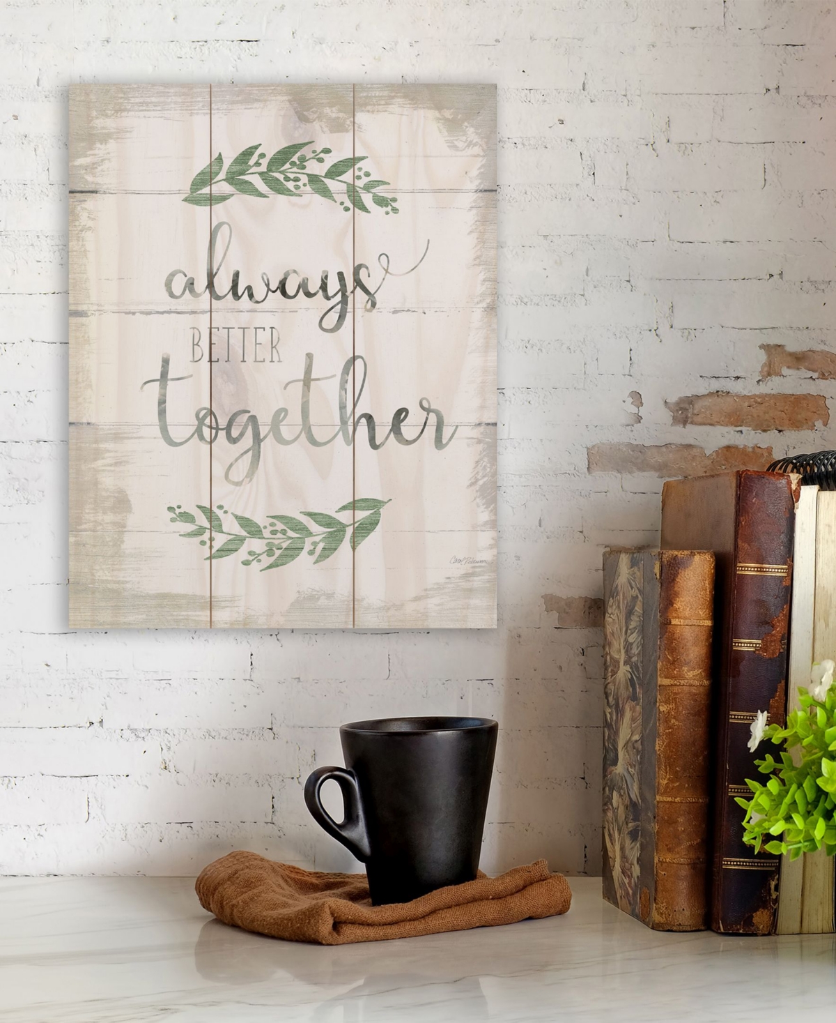 Courtside Market Always Better Together Board Art