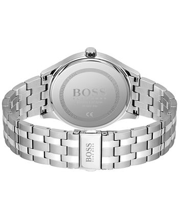 BOSS - Men's Elite Stainless Steel Bracelet Watch 41mm