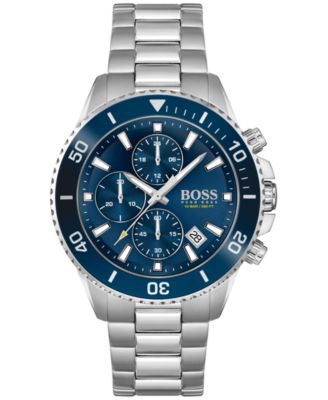Hugo Boss - Men's Chronograph Stainless Steel Bracelet Watch 45mm
