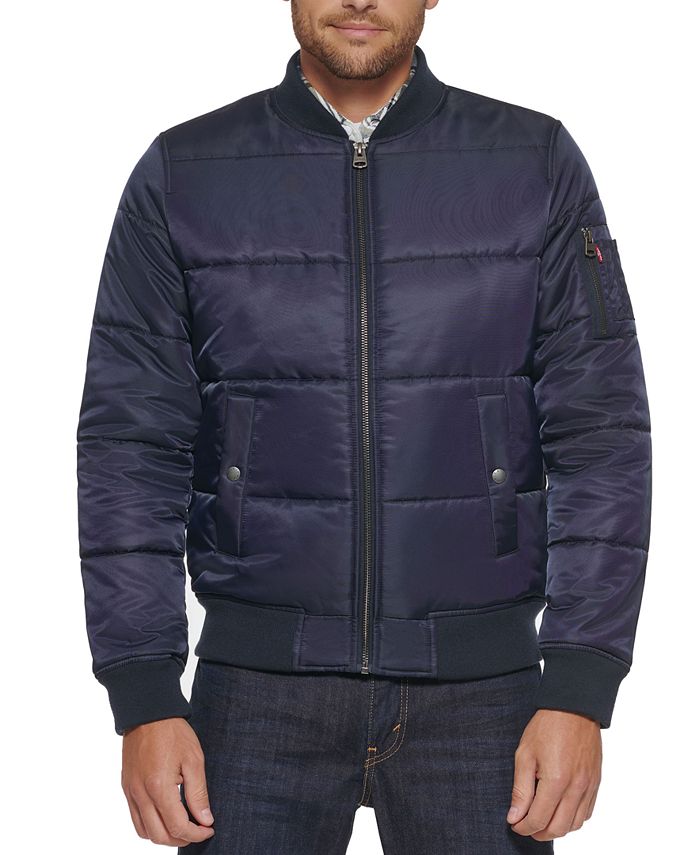 Levi's Men's Quilted Puffer Bomber Jacket & Reviews Coats & Jackets