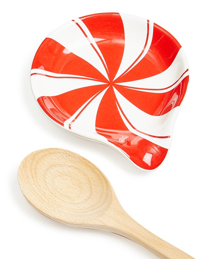 Martha Stewart Collection Peppermint Spoon Rest, Created for Macy's