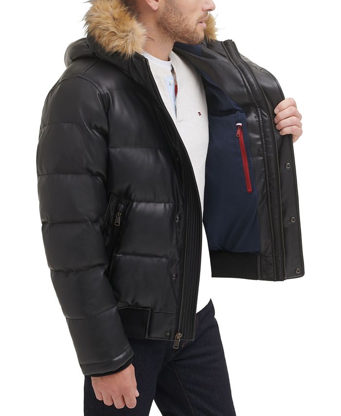 Tommy Hilfiger Men's Quilted Snorkel Bomber Jacket Macy's