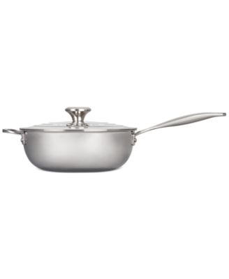 3.5-Qt. Nonstick Stainless Steel Saucier Pan