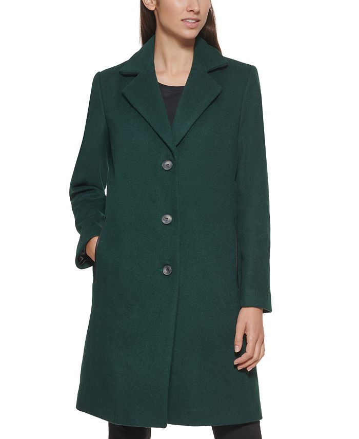 DKNY Women's Walker Coat, Created for Macy's & Reviews - Coats ...