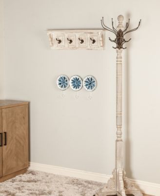 Wood and Metal Farmhouse Coat Rack