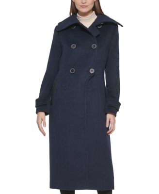 Kenneth Cole - Double-Breasted Maxi Coat
