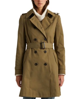 Lauren Ralph Lauren Women's Belted Water Resistant Trench Coat, Created for  Macy's & Reviews - Coats & Jackets - Women - Macy's
