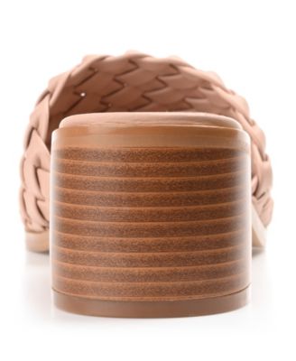 Women's Fylicia Woven Block Heel Slide Sandals