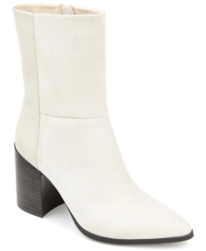 Journee Collection Women s Sharlie Two Tone Booties Macy s