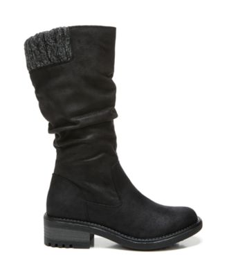 mid shaft wide calf boots