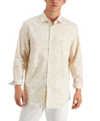 Alfani Men's Relaxed-Fit Paisley Dobby 