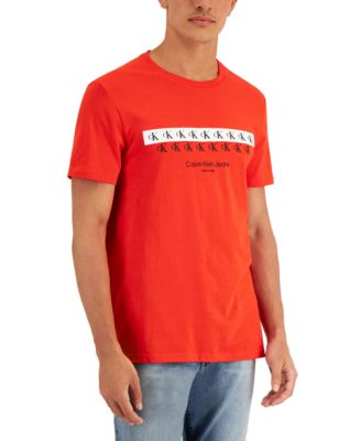 Calvin Klein - Men's Multi Monogram Crewneck T-Shirt