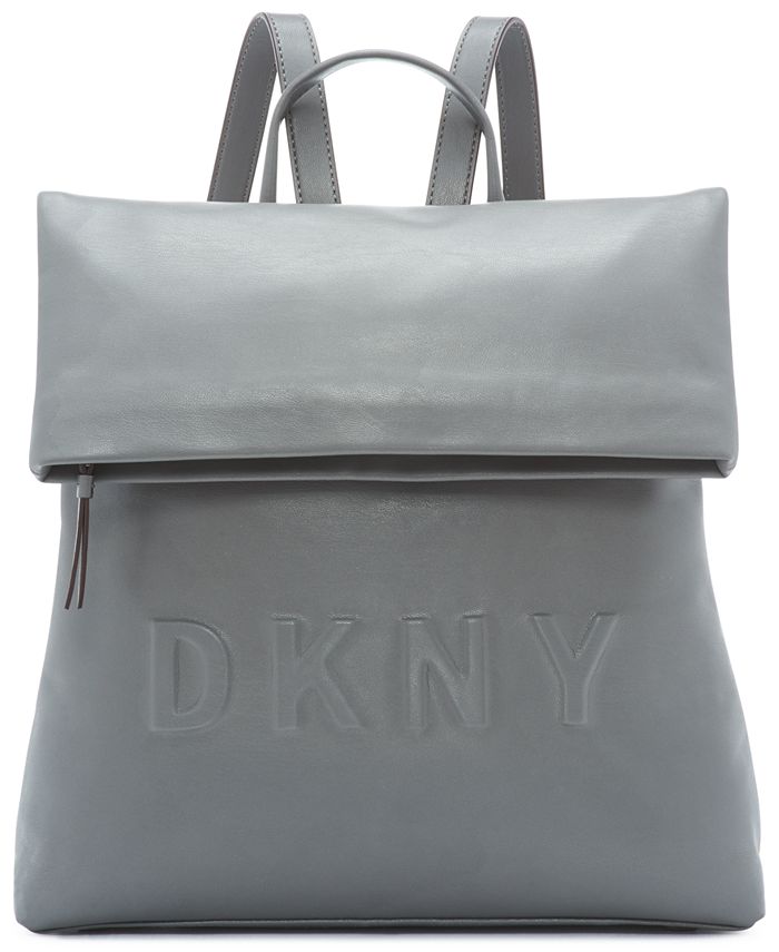 DKNY Bo Town & Country Logo Tote Bag Color: Warm Grey/Black