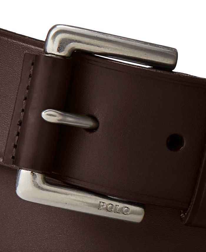 Polo Ralph Lauren Men's Signature Pony Leather Belt Macy's