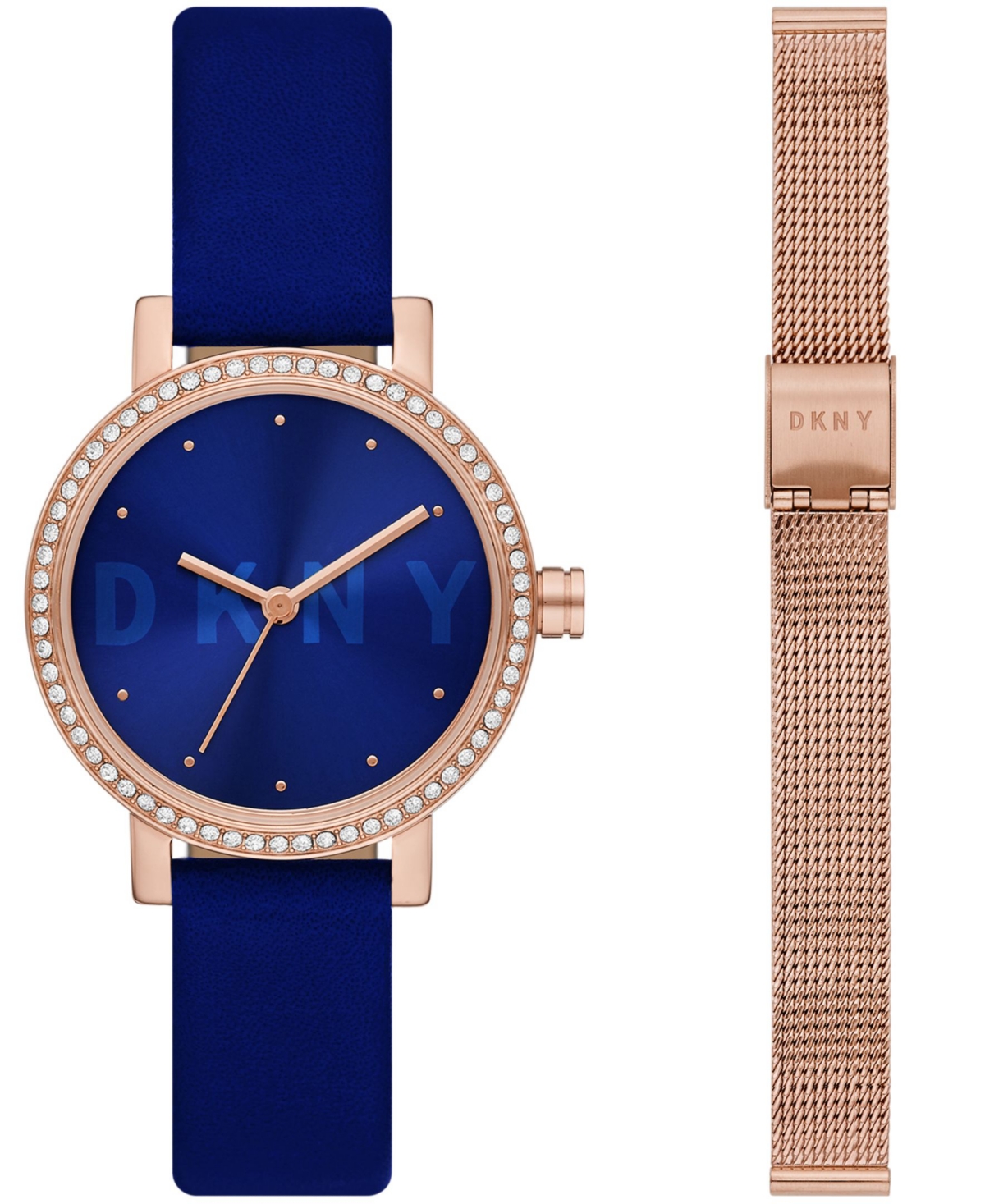 Women's Soho Blue-Tone Stainless Steel Watch, 28mm - Blue