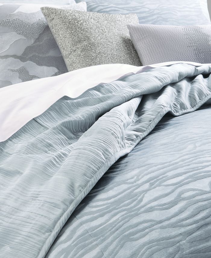 Hotel Collection Wavelet Comforter, King, Created for Macy's - Macy's