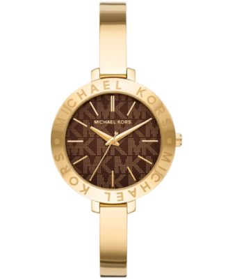 michael kors gold bangle watch