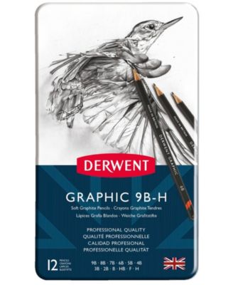 Derwent Graphic Sketching Pencil Set, 12 Pieces