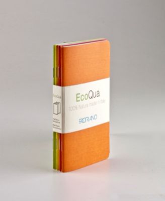 Fabriano EcoQua Pocket Sized Notebooks, 4 Pieces