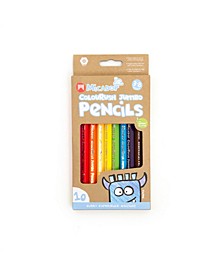 Colourush Jumbo Pencils, 10 Pieces