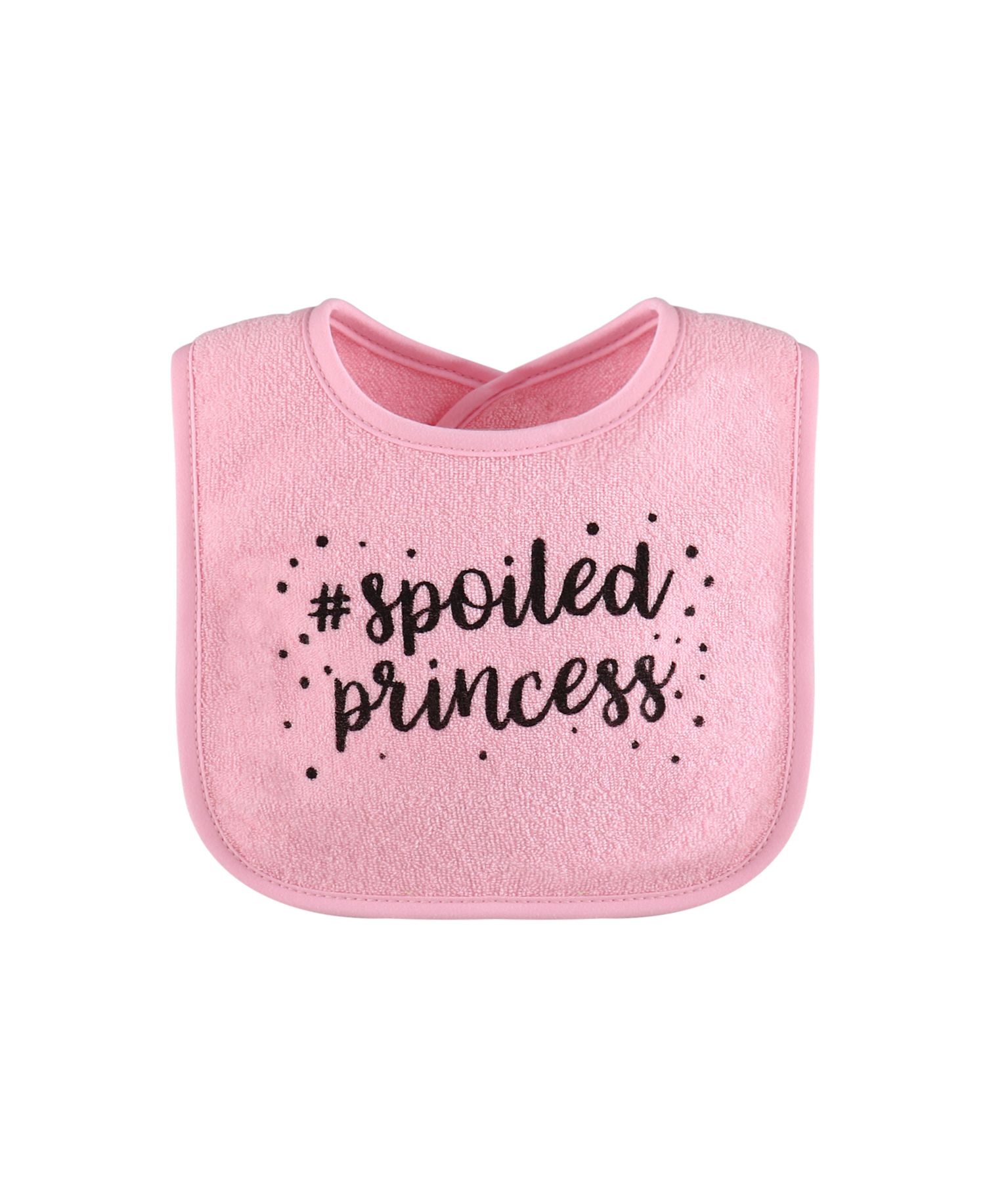 Cotton Feeding Baby Bib, 8pk Girls