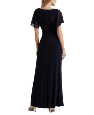 Lauren Ralph Lauren Boatneck Evening Gown - Macy's