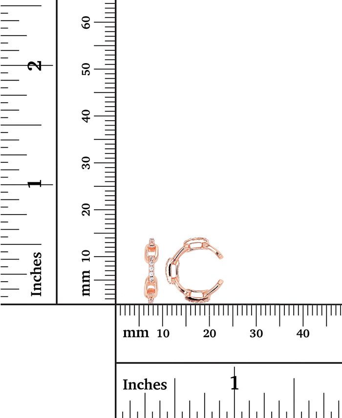 Macy's Cubic Zirconia Chain Link Ear Cuffs Macy's
