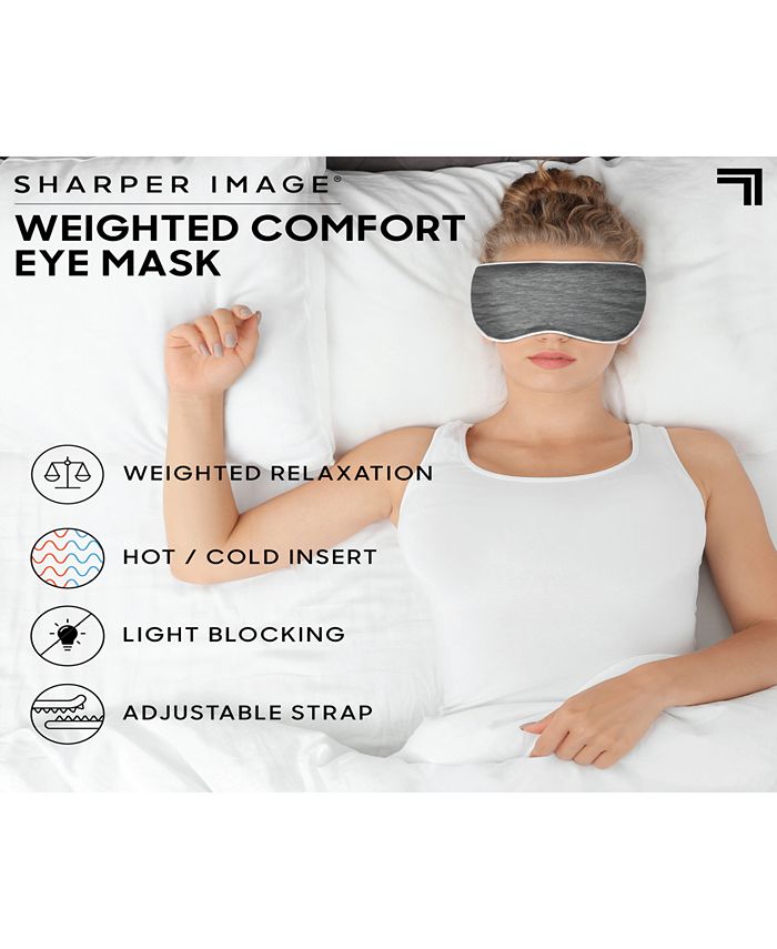 Sharper Image Weighted Comfort Eye Mask Macy's