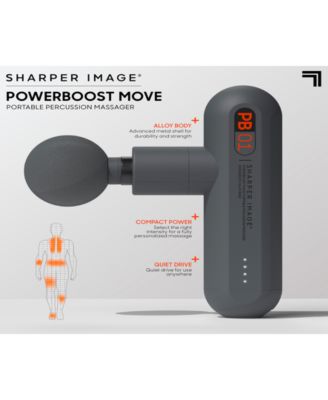 Sharper Image Powerboost Move Deep Tissue Travel Percussion Massager ...