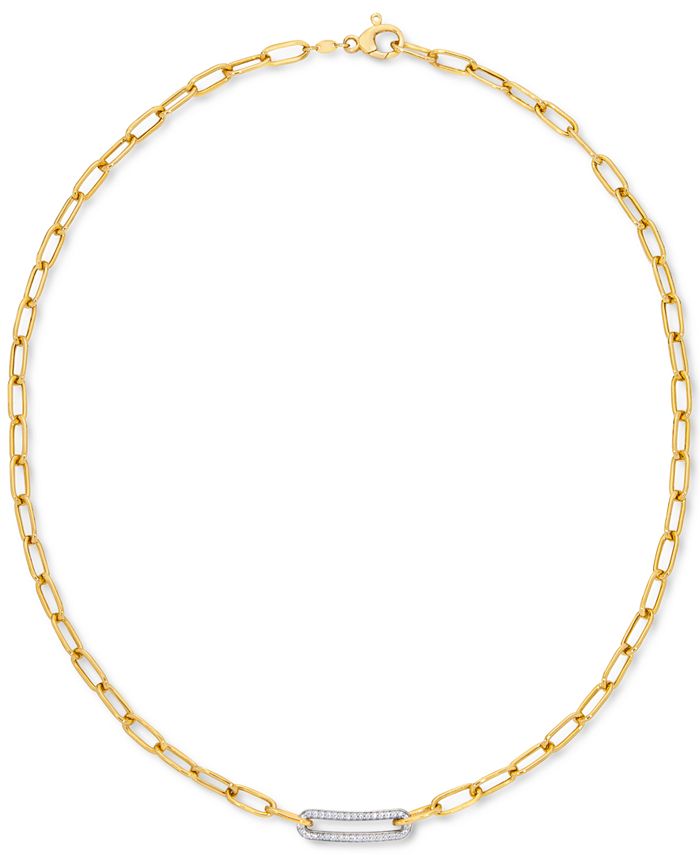 Monica Vinader Mini ID Locket Necklace in 18ct Gold Vermeil/Ss