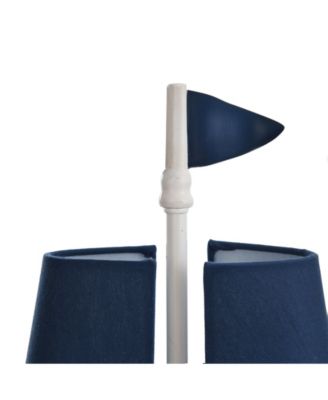 Molded Sail Boat Table Lamp