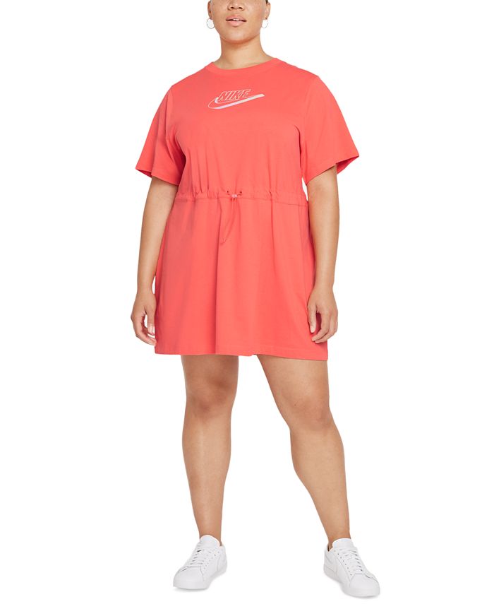 Nike Plus Size Cotton Sportswear Dress - Macy's