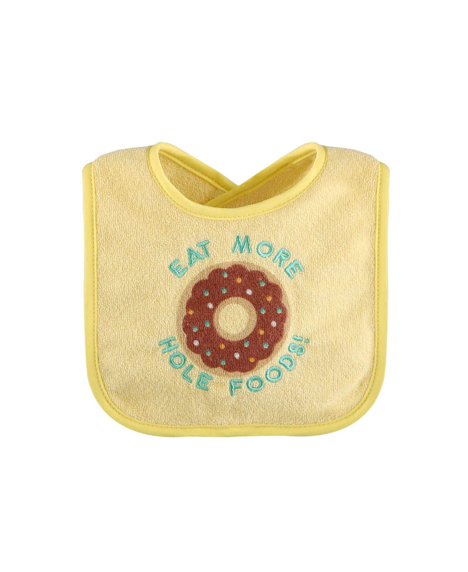Cotton Baby Bibs for Girls or Boys, 8 Pack, Green, Blue, Yellow