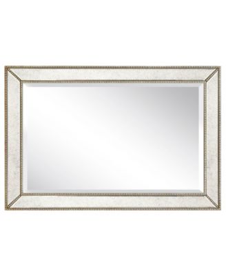 Solid Wood Frame Covered with Beveled Antique Mirror Panels - 24" x 36"