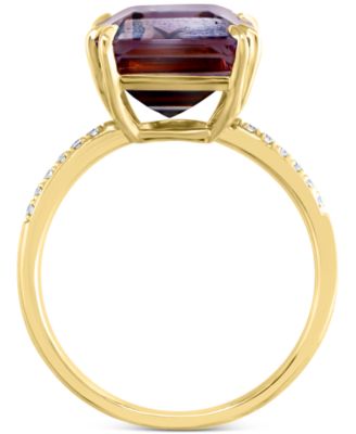 EFFY&reg; Ametrine (9-5/8 ct. t.w.) & Diamond (1/20 ct. t.w.) Ring in 14k Gold