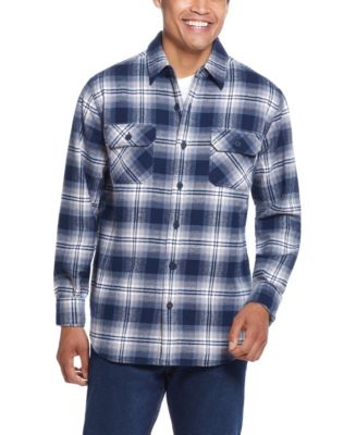 Weatherproof Vintage Men's Lumberjack Twill Shirt Jacket - Macy's